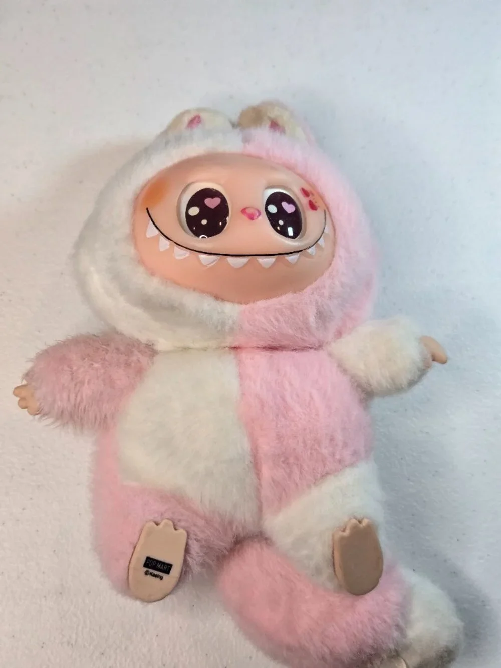 POP MART Labubu The Monsters Pink /White 7